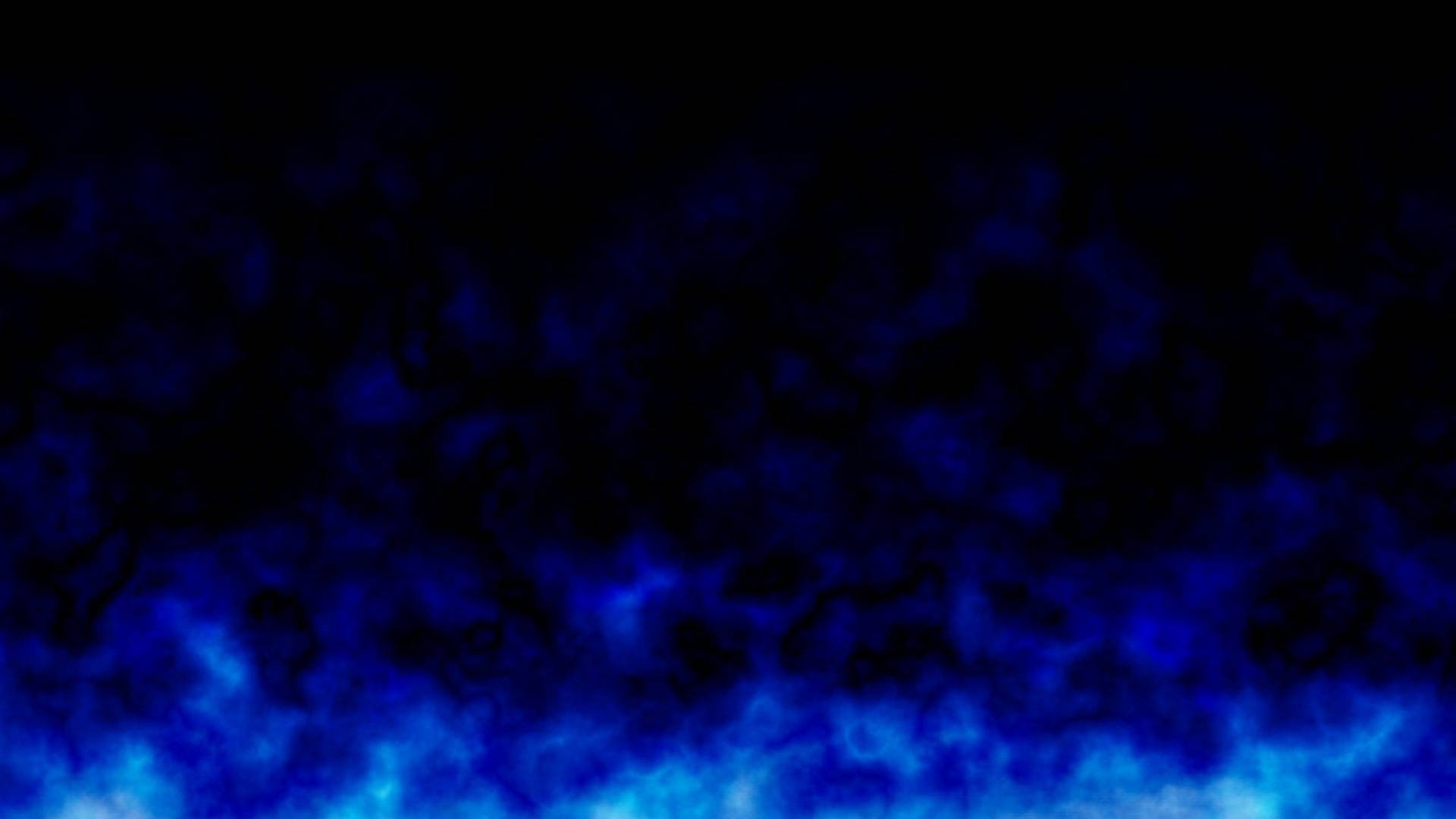 Flames 桌布 壁紙 — 充滿活力的電光藍色星雲狀雲朵在深邃的黑色宇宙虛空中旋轉。