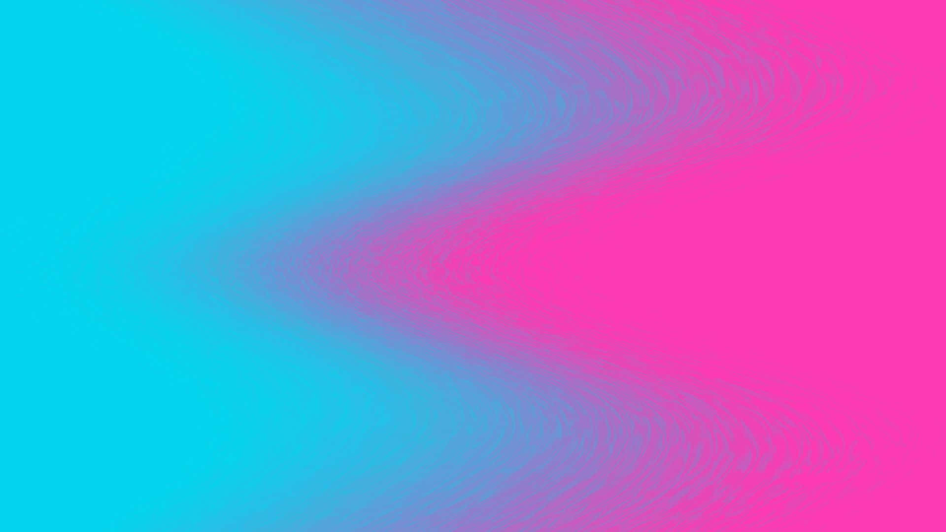 Pink And Teal 桌布 壁紙 — 充滿活力的青色和洋紅色漸變在動態抽象圖案中旋轉，邊緣柔和模糊。