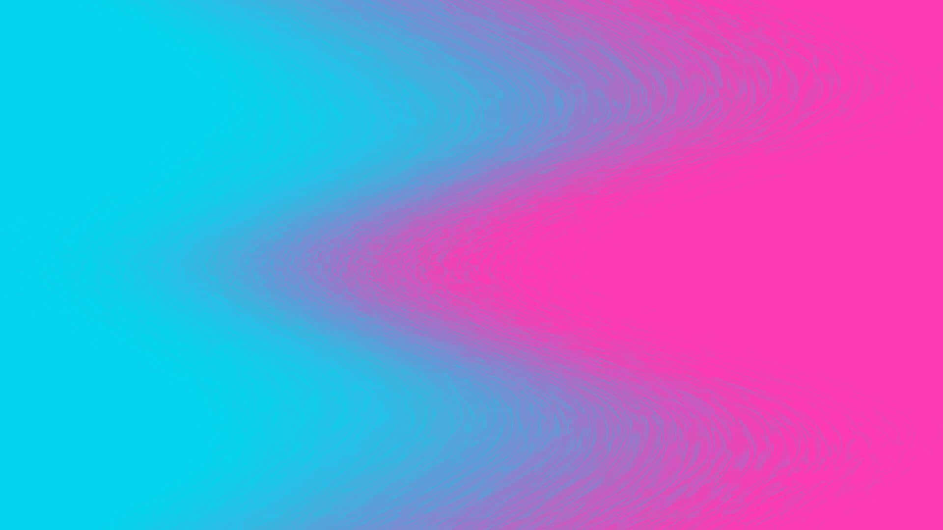 Pink And Blue 桌布 壁紙 — 充滿活力的青色和洋紅色漸變在畫布上流動的抽象圖案中旋轉。