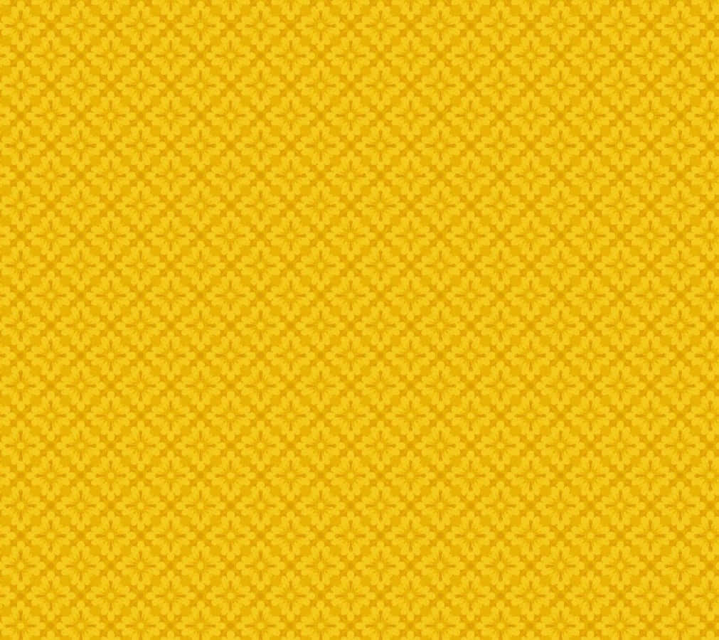 Cute Yellow 桌布 壁紙 — 充滿活力的黃色壁紙，帶有重複的幾何菱形圖案，顏色略深。