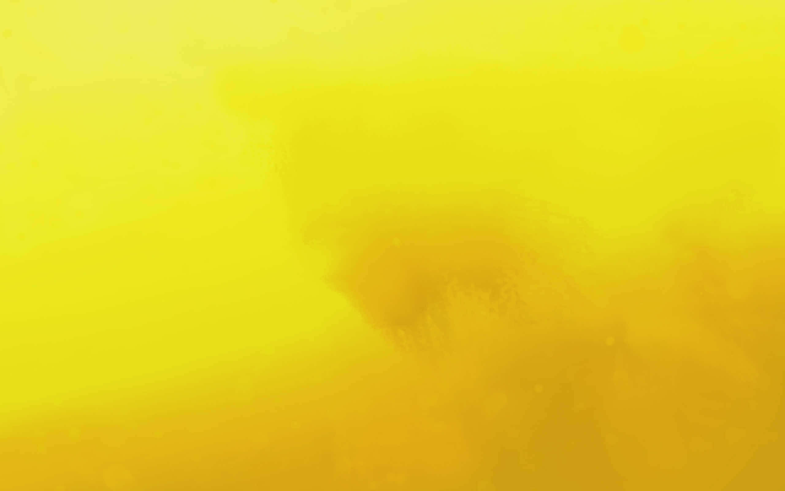 Cool Yellow 桌布 壁紙 — 充滿活力的黃色抽象水彩洗滌，帶有柔和漸變和紋理筆觸。