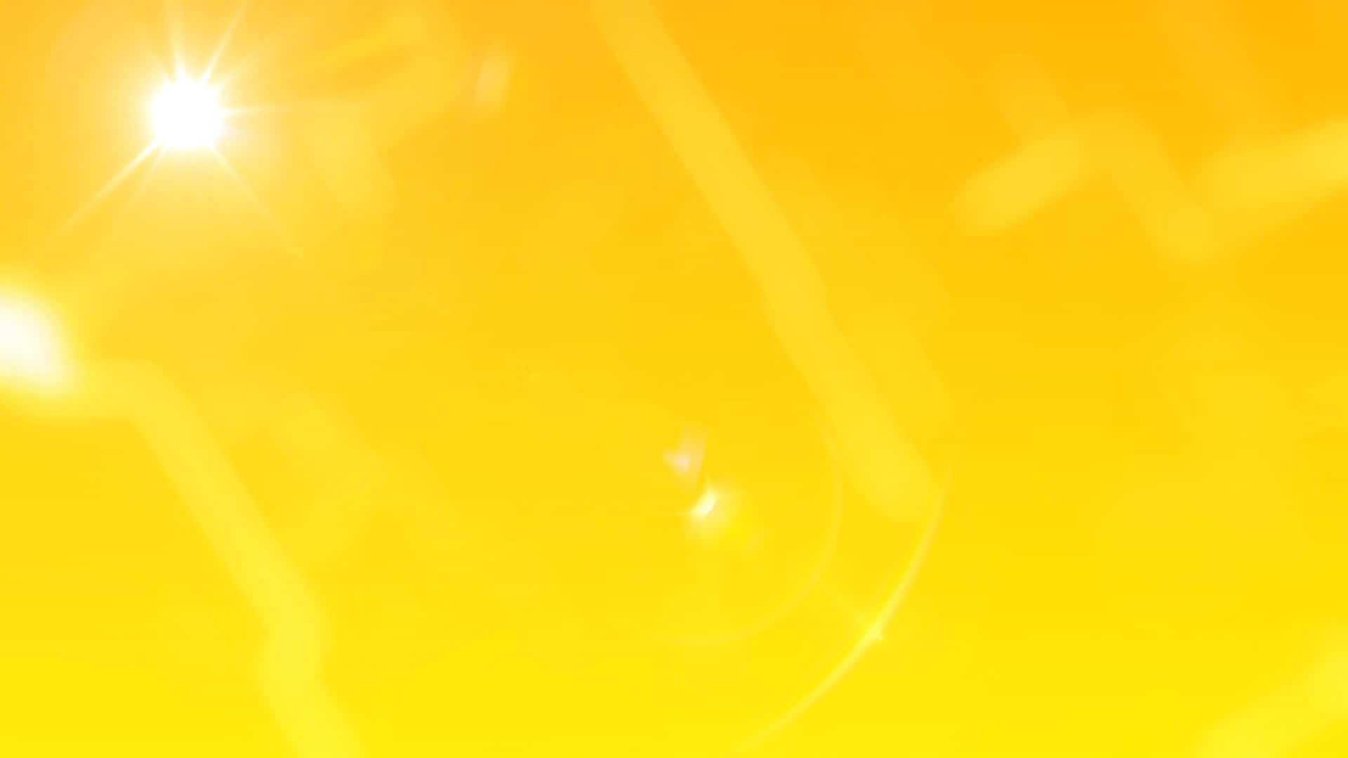 桌布 壁紙 — 充滿活力的黃色抽象背景，帶有明亮的鏡頭光暈和柔和發光的條紋，營造出溫暖燦爛的氛圍。