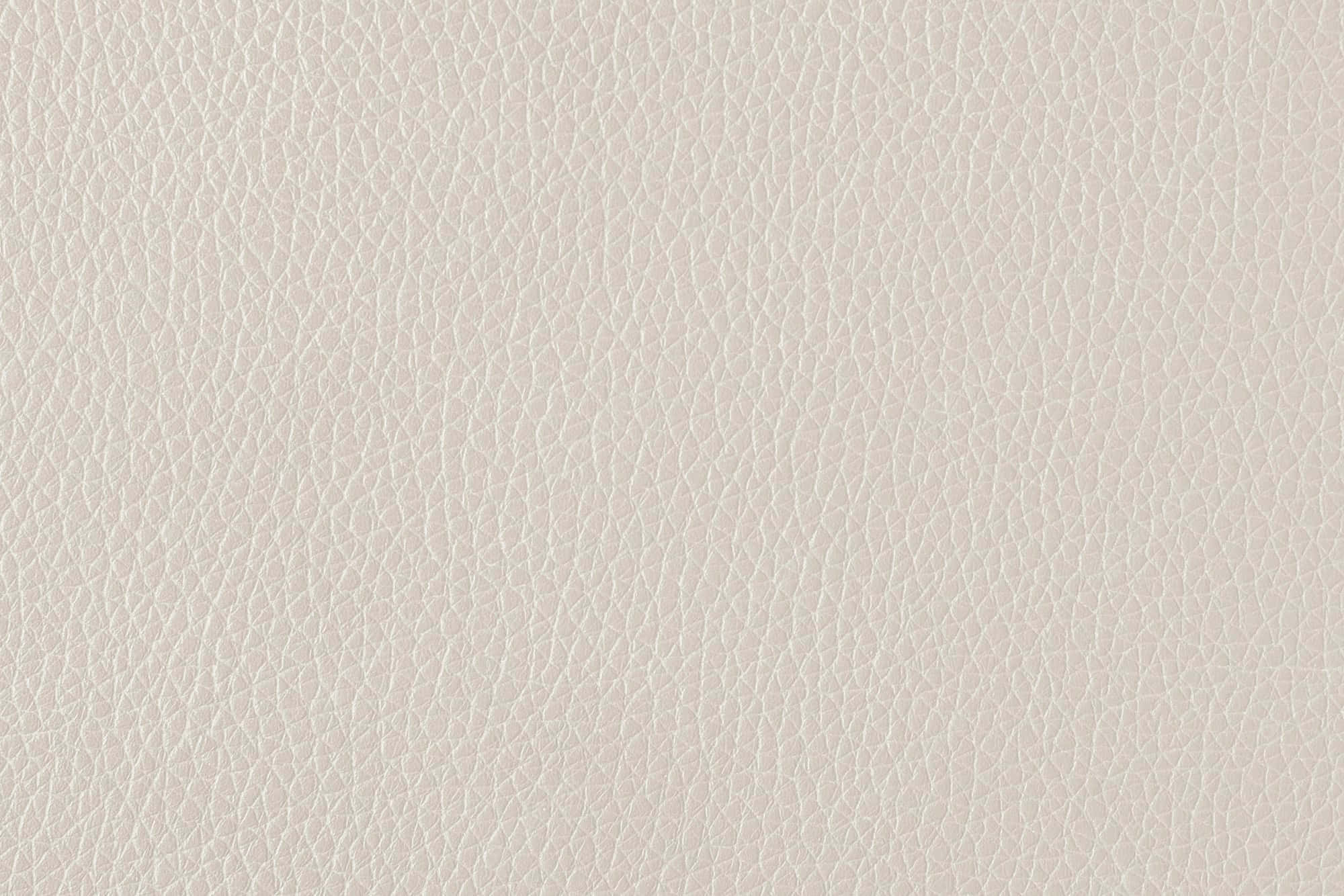 texture 桌布 壁紙 — 光滑米白色皮革的微距特寫，帶有細膩天然粒面紋理。