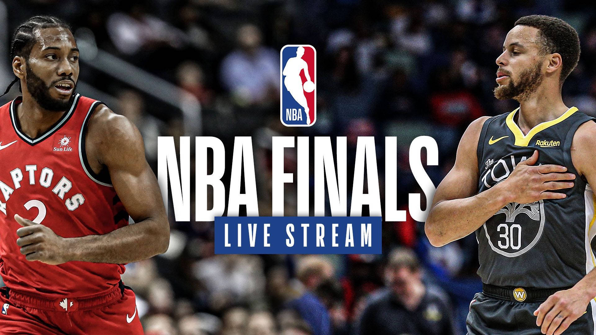 NBA總決賽直播，兩位籃球運動員在比賽中。