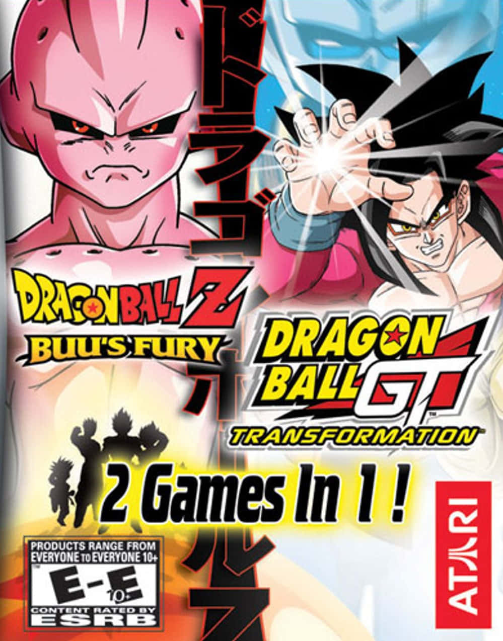 Dbz Video Games 桌布 壁紙 — 兩個動漫角色在《七龍珠Z》和《GT》遊戲的動態戰鬥場景中碰撞。