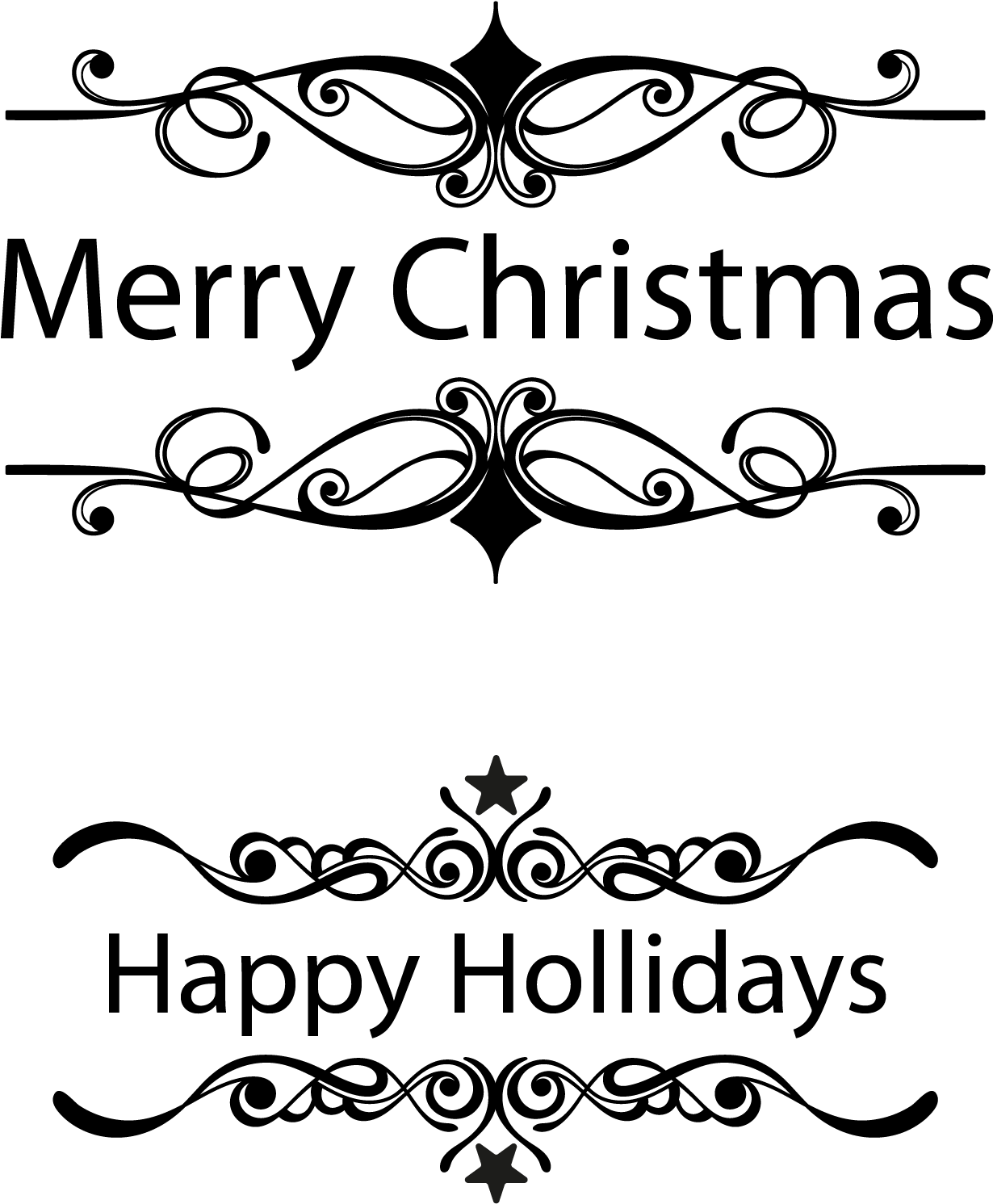 節日 桌布 壁紙 — 兩顆微弱的灰色星星在純黑色背景上漂浮，呈現極簡數位藝術風格。
