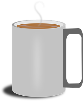 冒煙咖啡杯圖形 壁紙