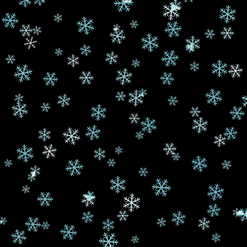 冬季雪花圖案背景 壁紙
