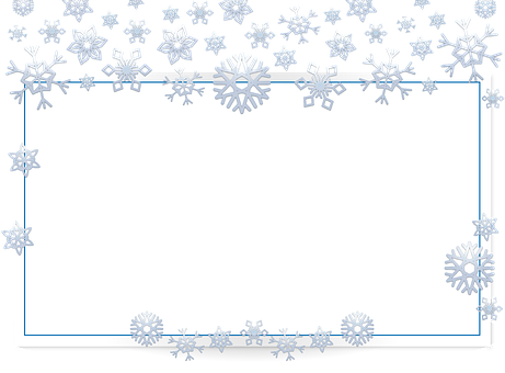 冬季雪花相框 壁紙