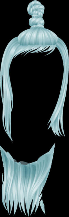 冰雪女王髮型插畫 壁紙
