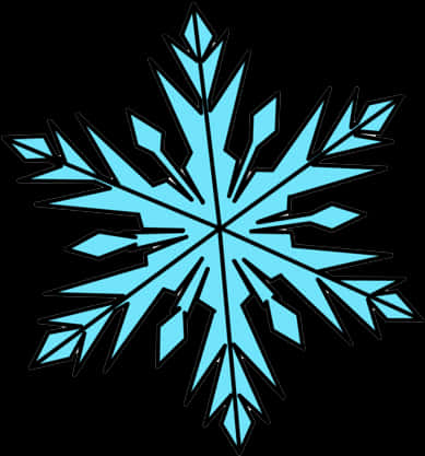 冰雪藍色雪花圖案 壁紙