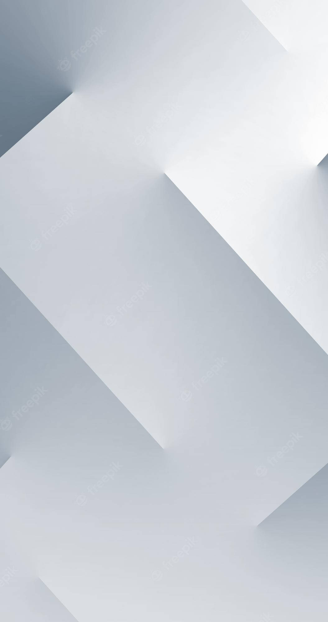 Simple Geometric Phone 桌布 壁紙 — 冷灰色調的柔和幾何平面，以細微陰影和乾淨線條營造出極簡抽象構圖。