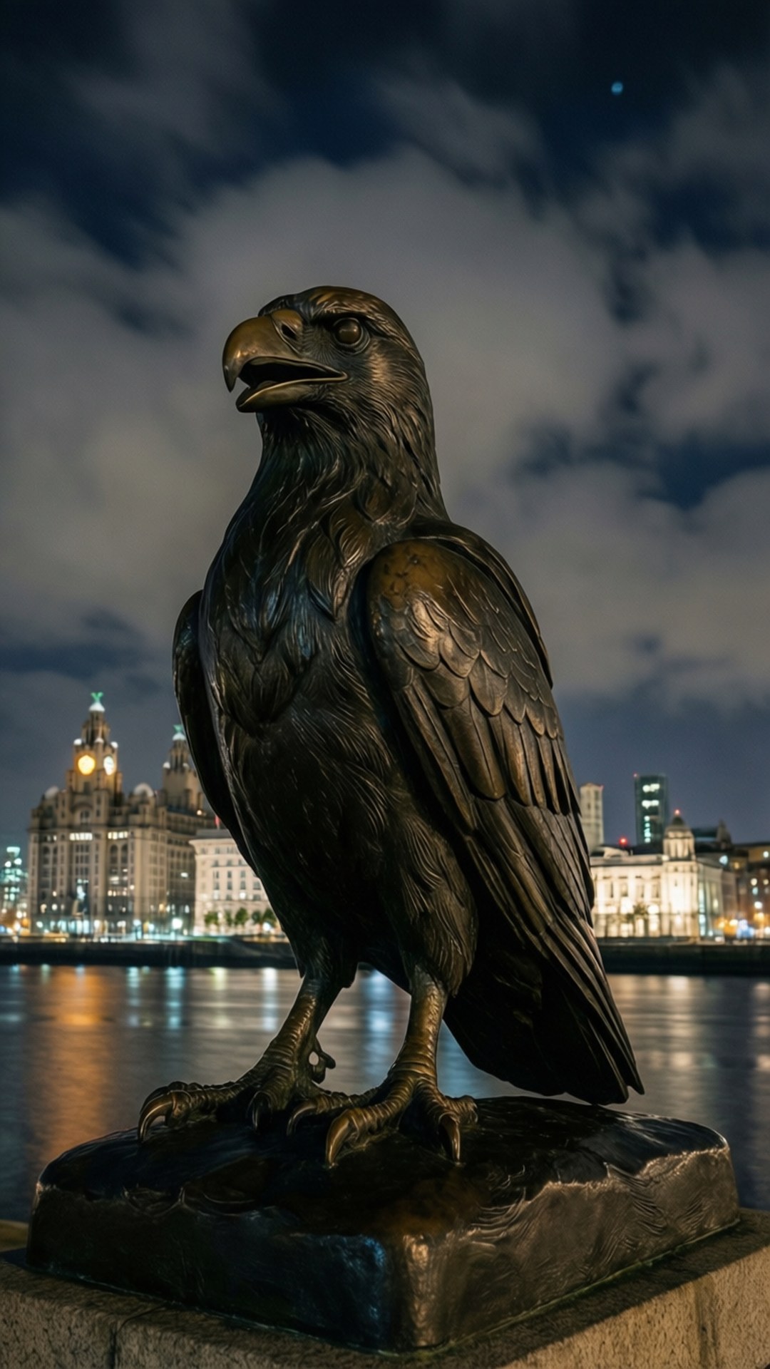 利物浦鳥夜景色 壁紙