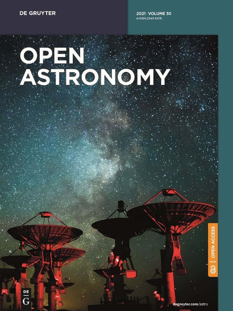 astronomy 桌布 壁紙 — 剪影的電波望遠鏡在深邃的夜空下仰望充滿活力的星場和發光的銀河。