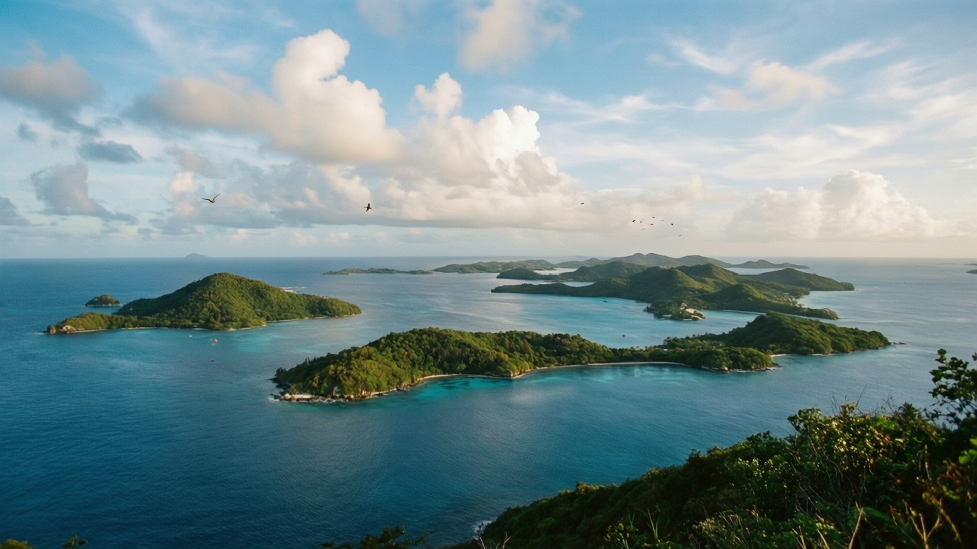 加勒比群島全景 壁紙