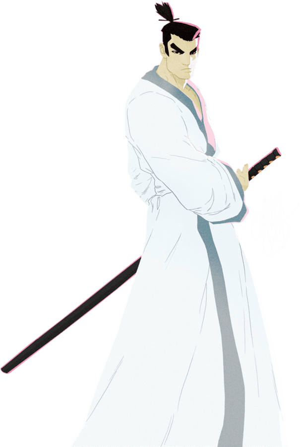 動感武士架勢 壁紙