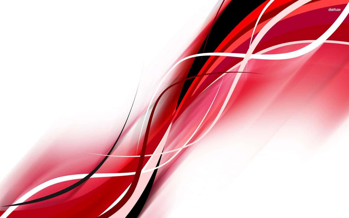 Red Black And White 桌布 壁紙 — 動態的紅色、黑色和白色抽象漩渦沿對角線流過明亮的白色背景。