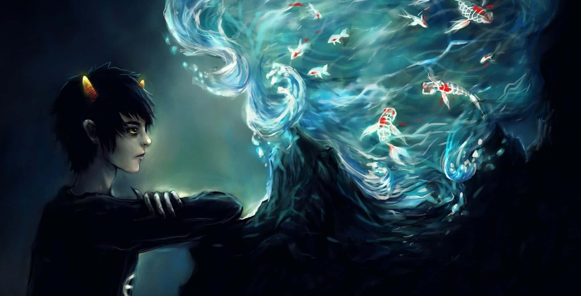 動漫惡魔背景 壁紙