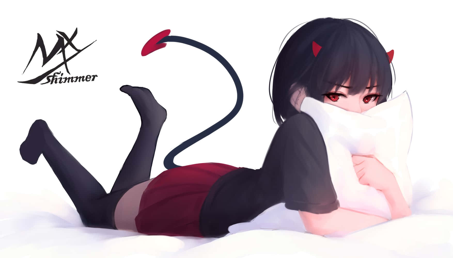 動漫惡魔背景 壁紙