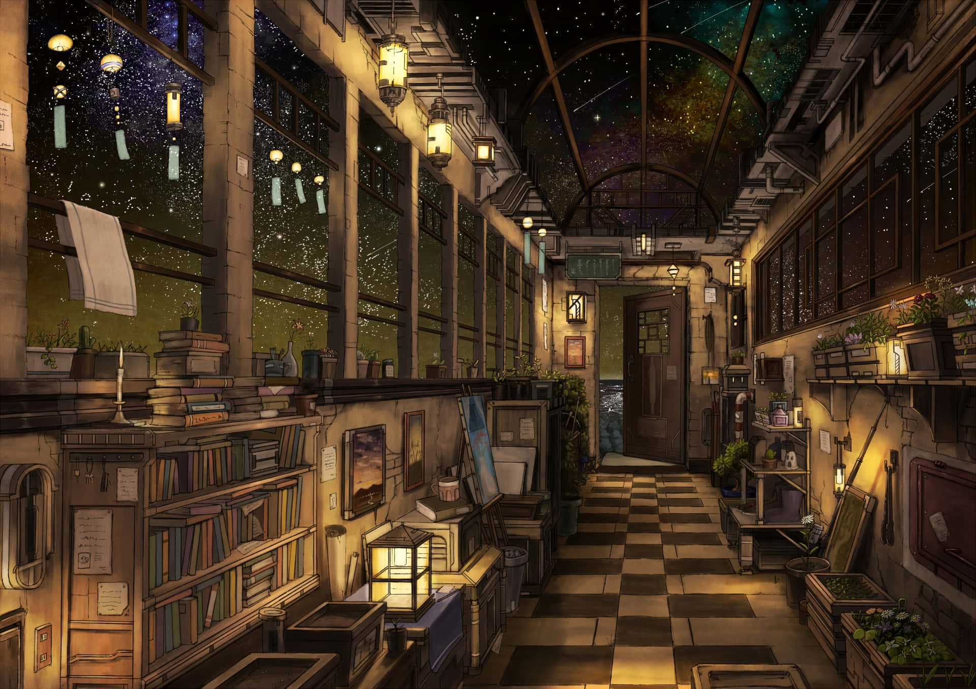 動漫房間背景 — 動漫房間 壁紙