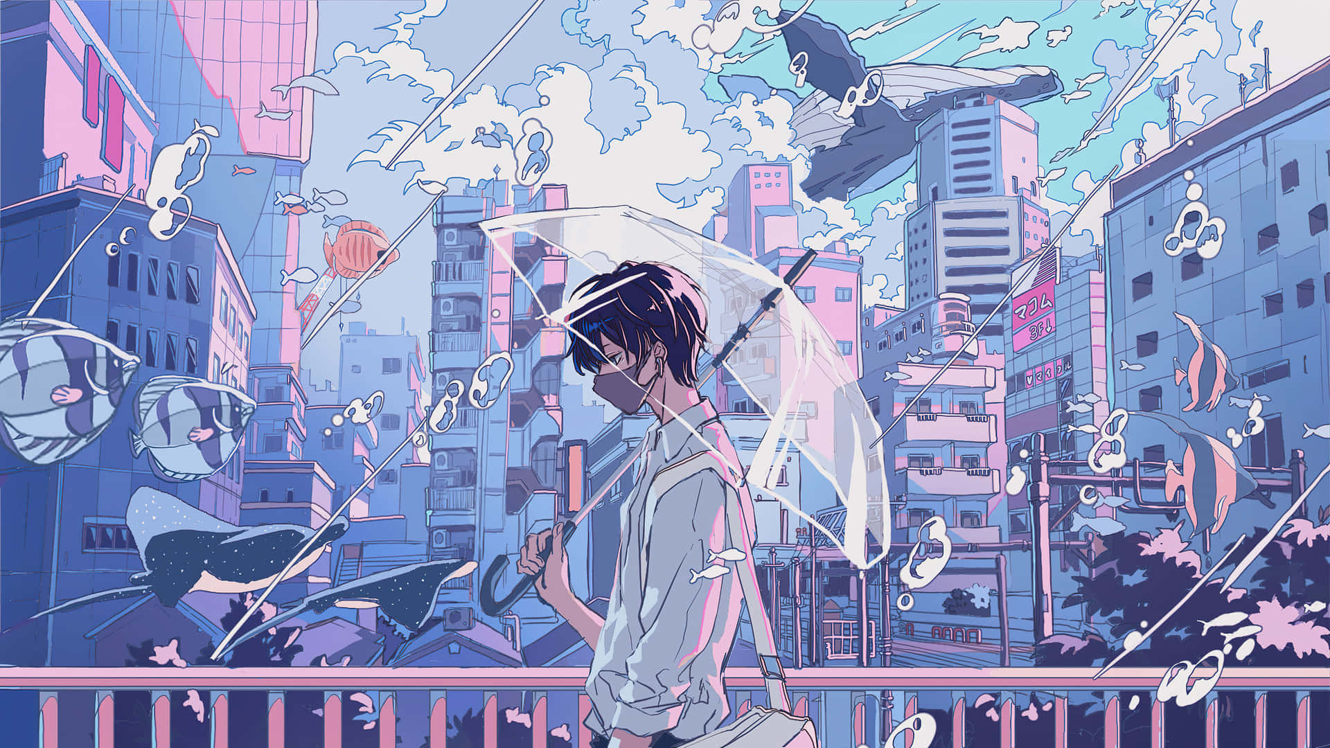 動漫美學背景