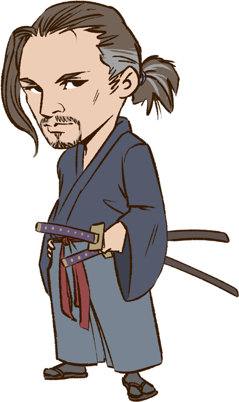 動畫武士角色 — 日本武士 壁紙