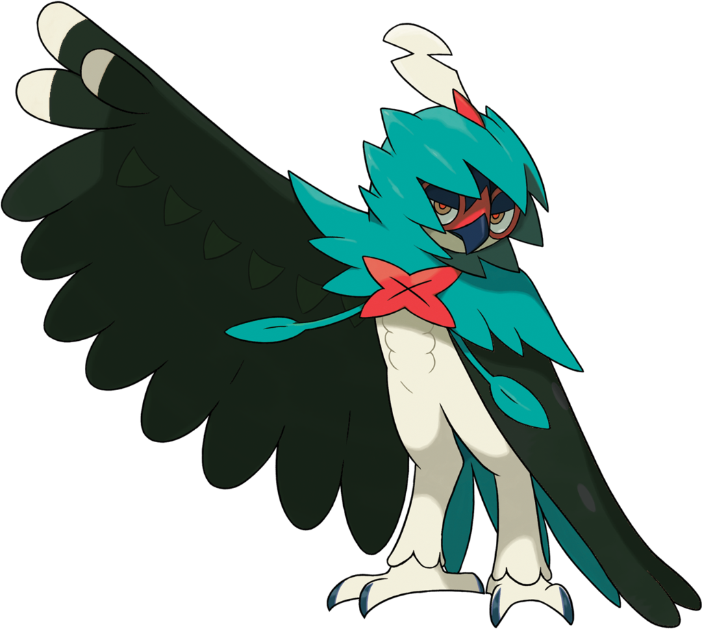 動畫藍黑鳥類角色 壁紙