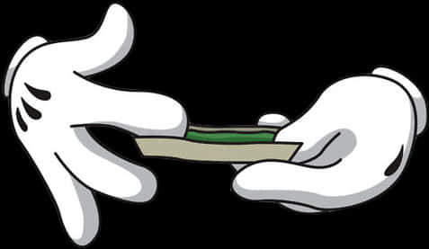 卡通手捲大麻菸 壁紙