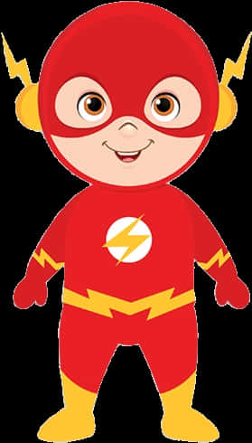 卡通閃電俠服裝角色 壁紙