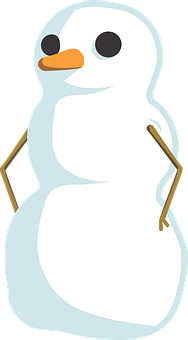 卡通雪人向量圖 壁紙