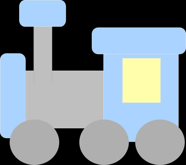 卡通風格簡約火車插圖 壁紙