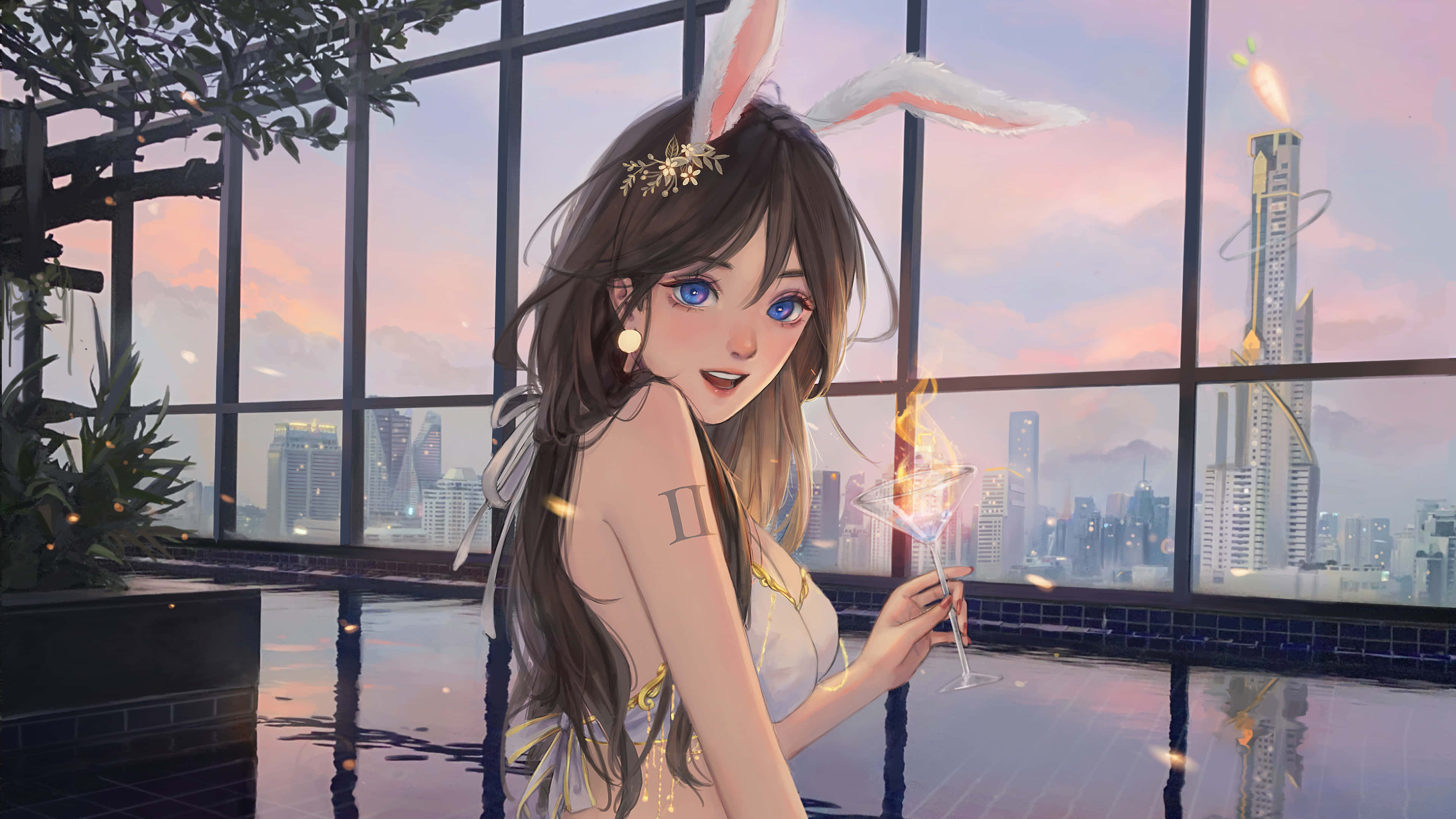 可愛動漫背景 壁紙