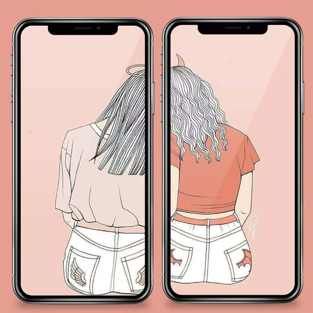 可愛摯友照片 壁紙