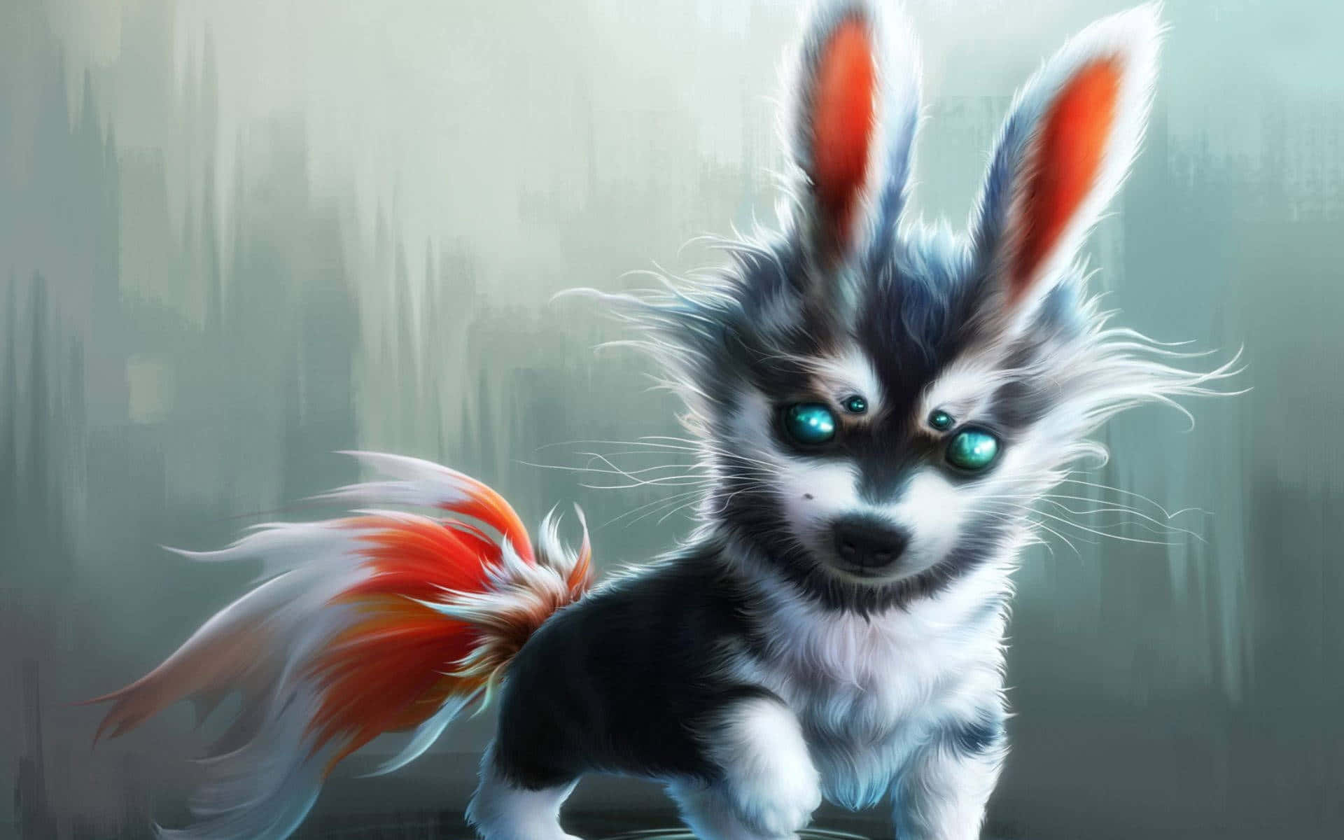 可愛狼圖片 壁紙