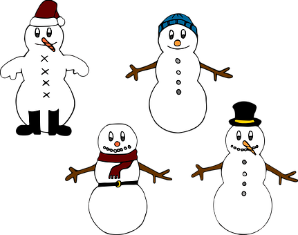 各種雪人卡通 壁紙