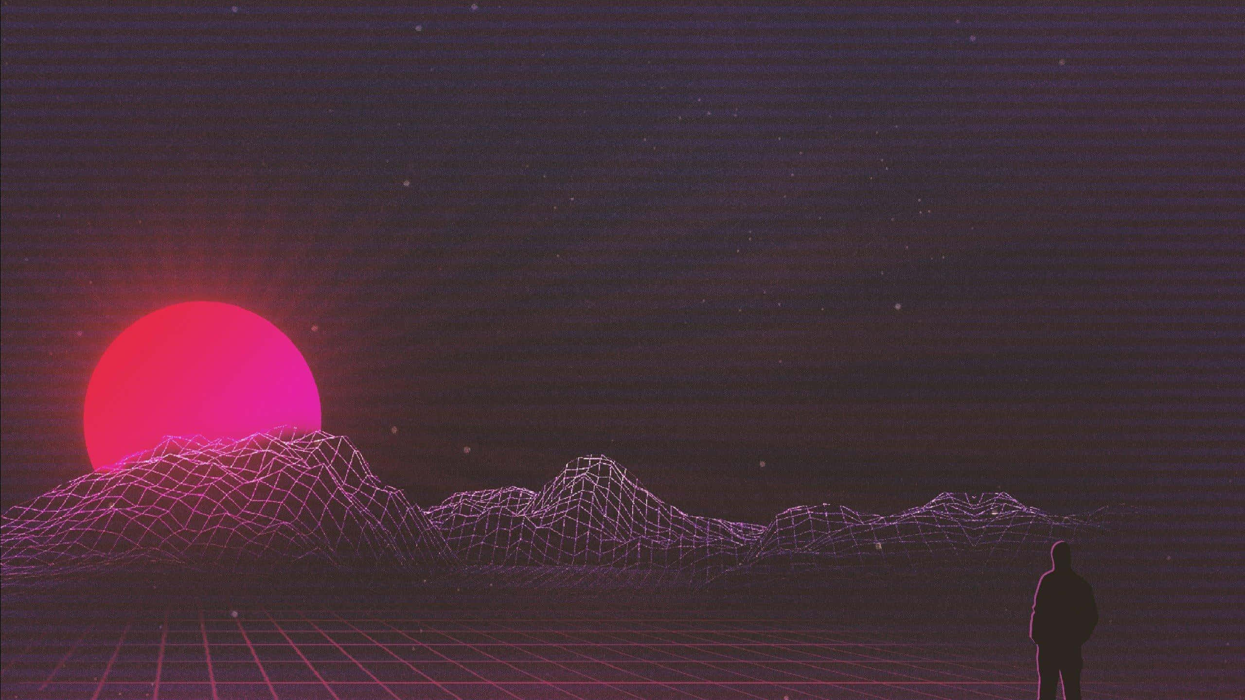 合成波背景 壁紙