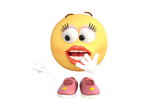 咯咯笑的表情符號角色 壁紙