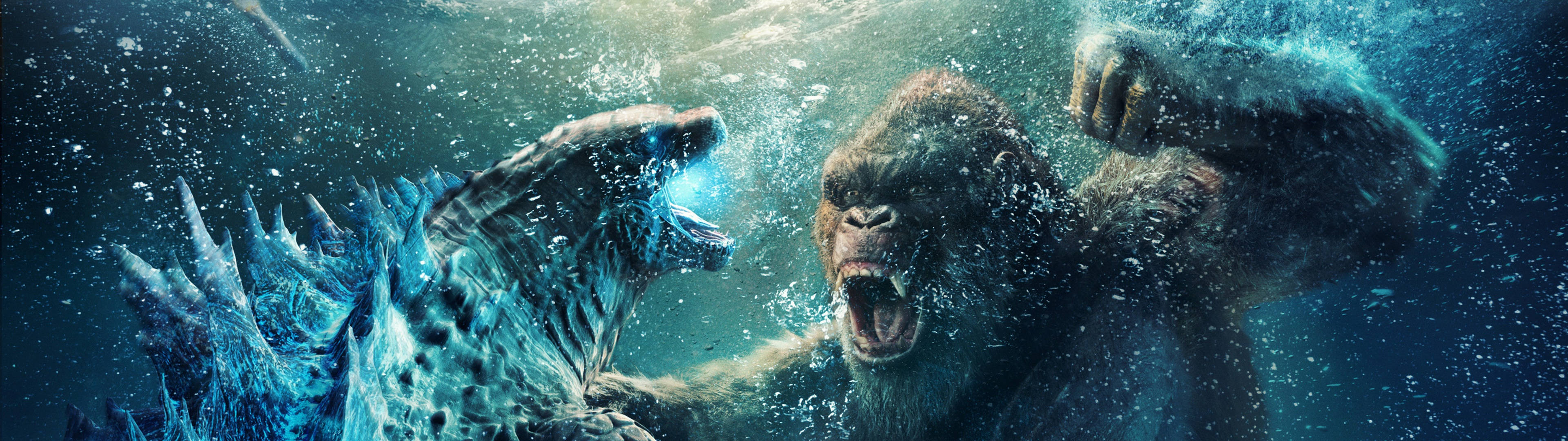 Godzilla Vs Kong 2021 — 雙螢幕 壁紙