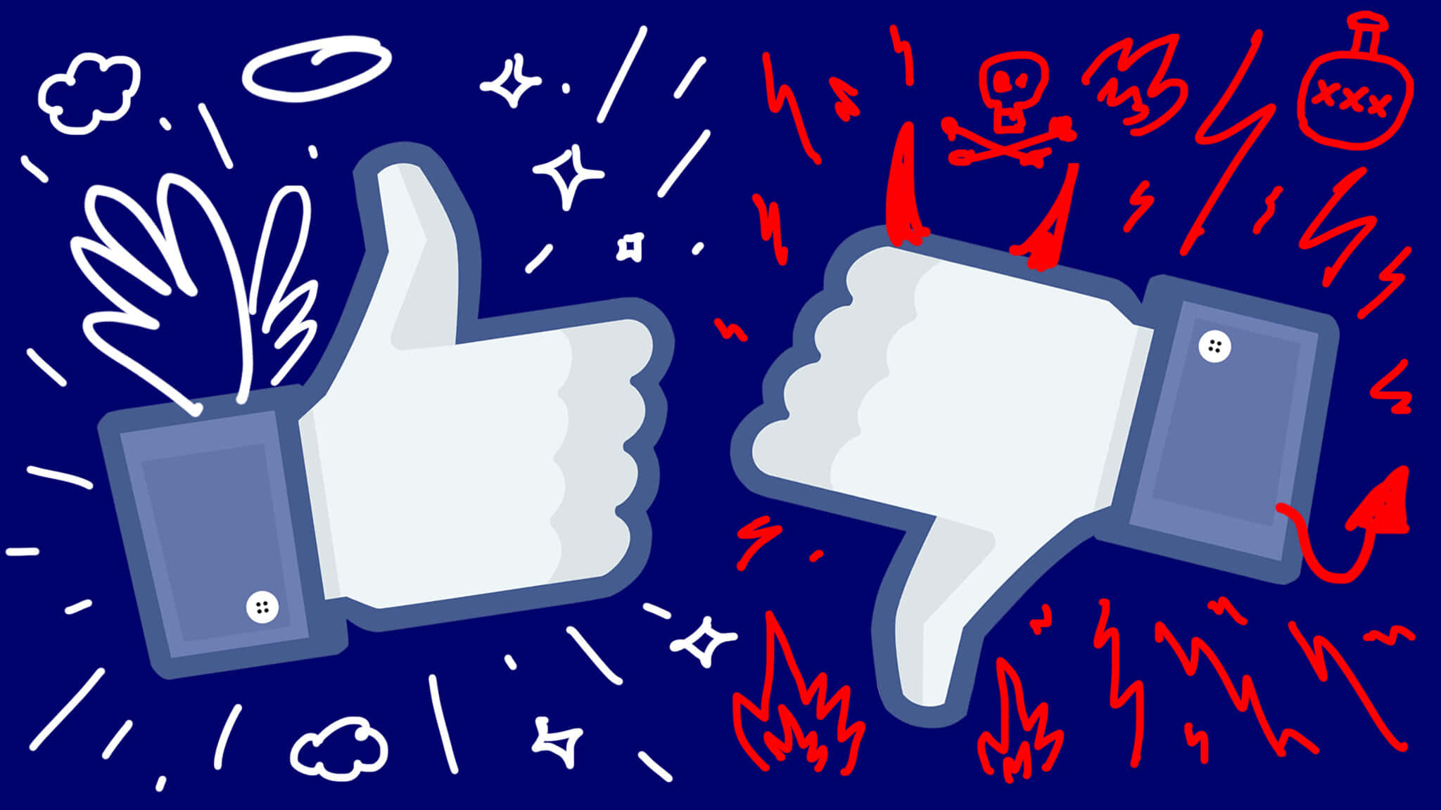 「在 Facebook 上與親朋好友保持聯繫！」 壁紙