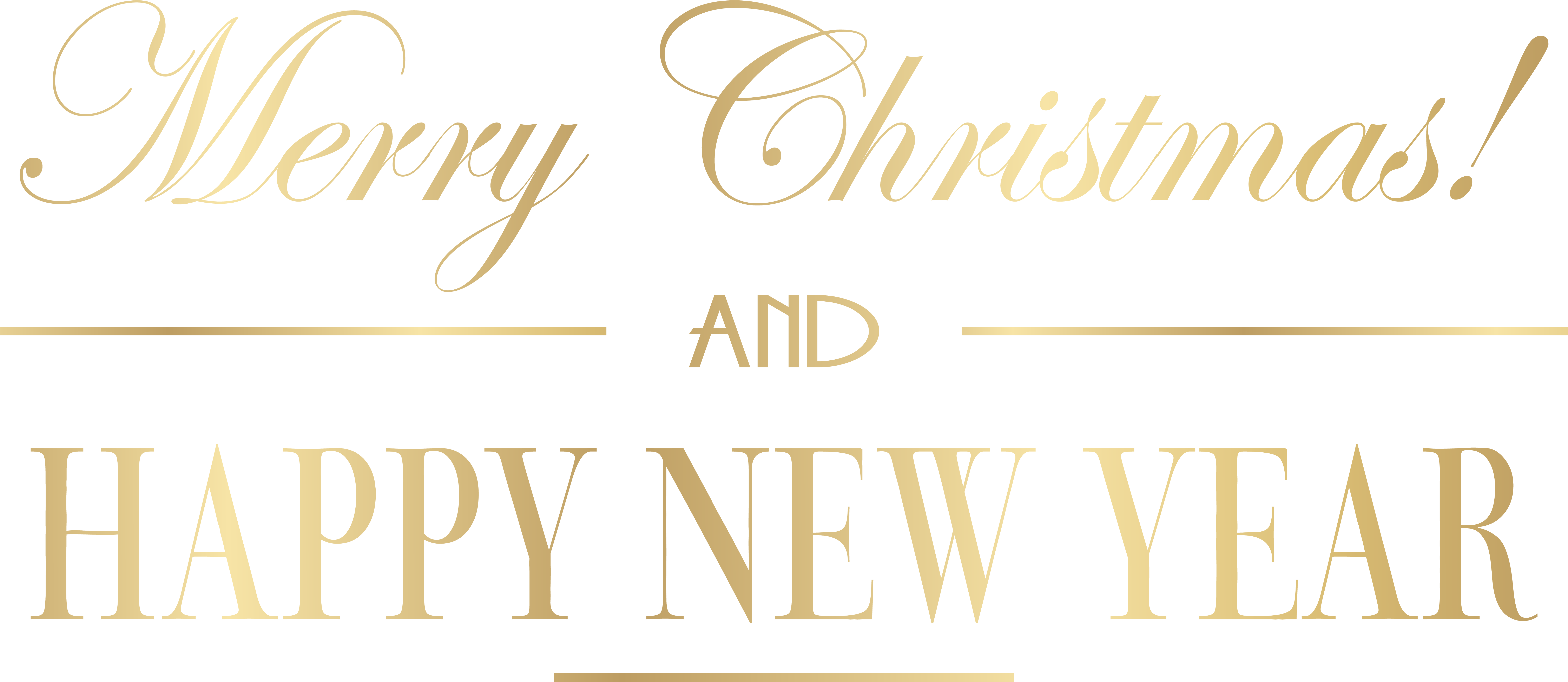 merry christmas and happy new year 桌布 壁紙 — 在 stark 黑色背景上，優雅的金色草書和印刷體文字寫著「聖誕快樂」和「新年快樂」。