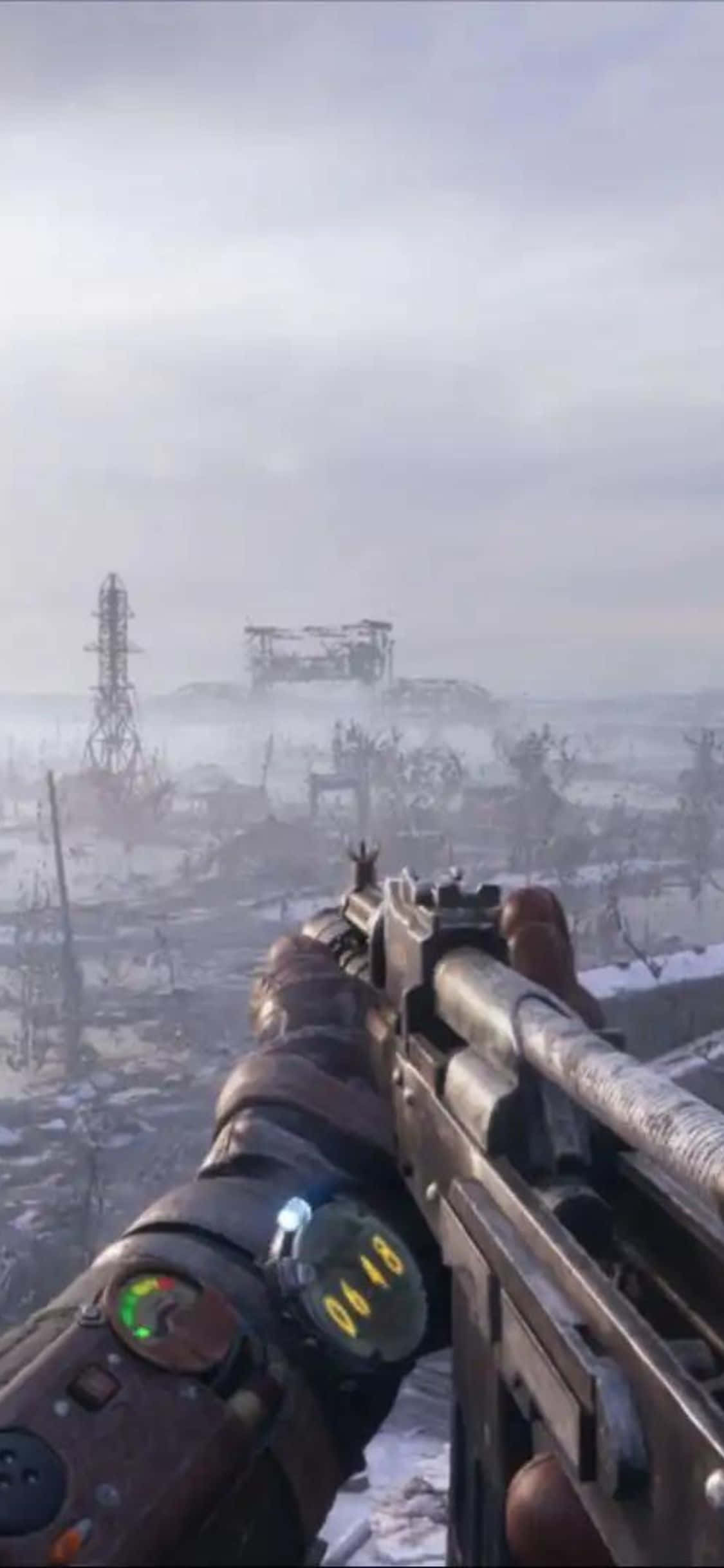 在你的iPhone X上透過《Metro Exodus》探索後末日世界 壁紙