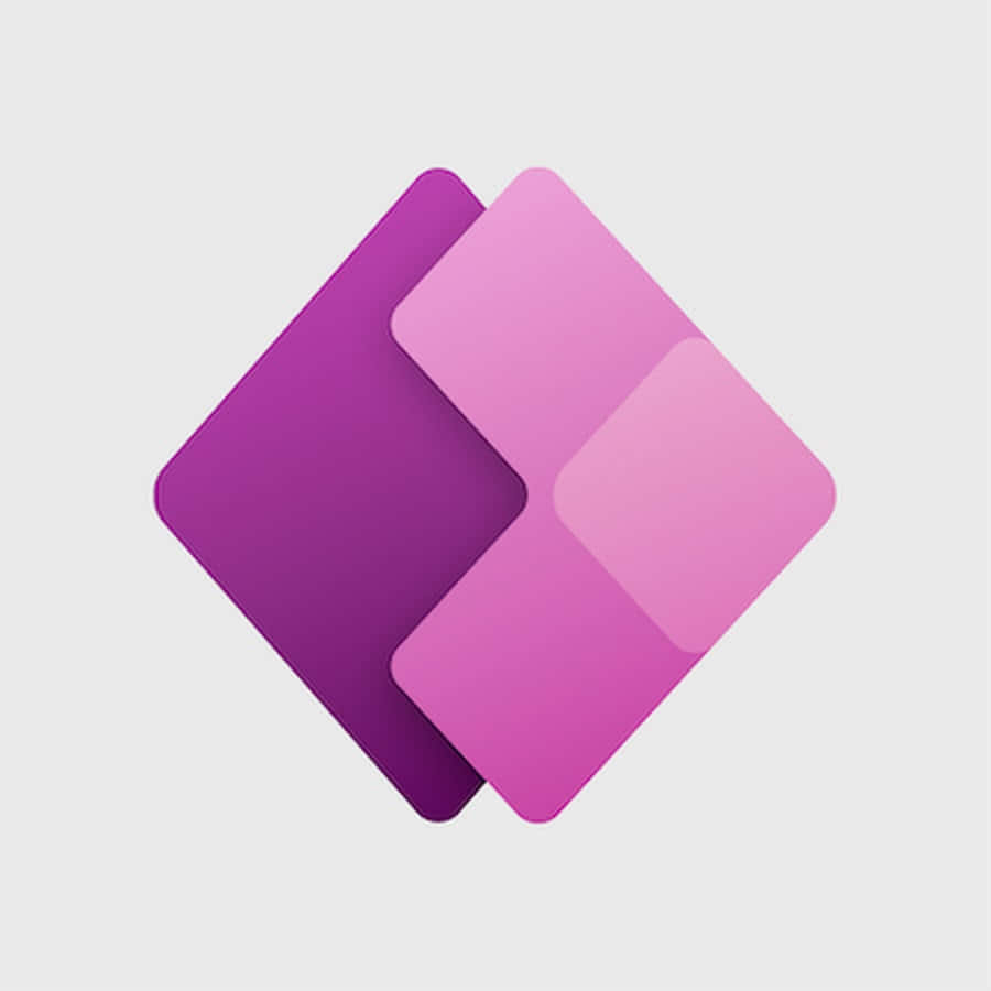 抽象幾何設計，帶有重疊的紫色和粉紅色正方形。 — Microsoft 壁紙