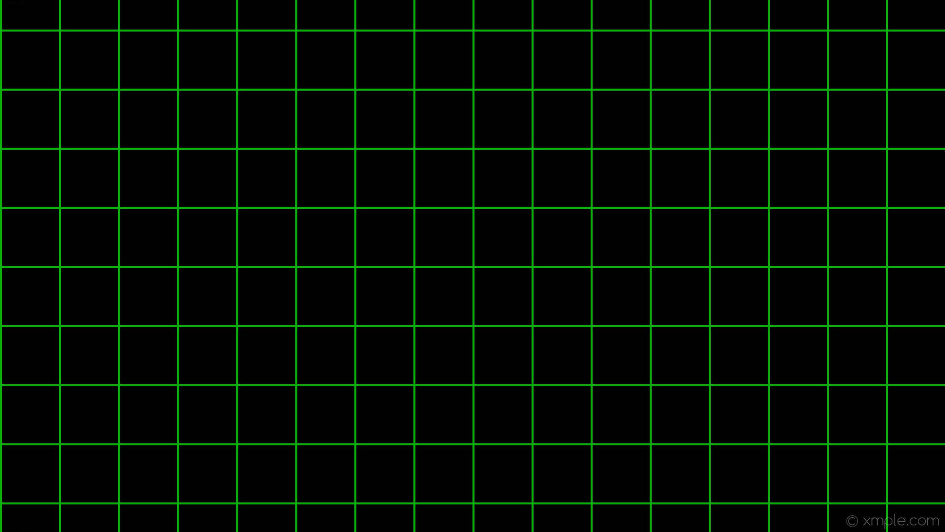 Neon Green Aesthetic 桌布 壁紙 — 在純黑色背景上的極簡發光綠色線條網格，營造出數位矩陣效果。