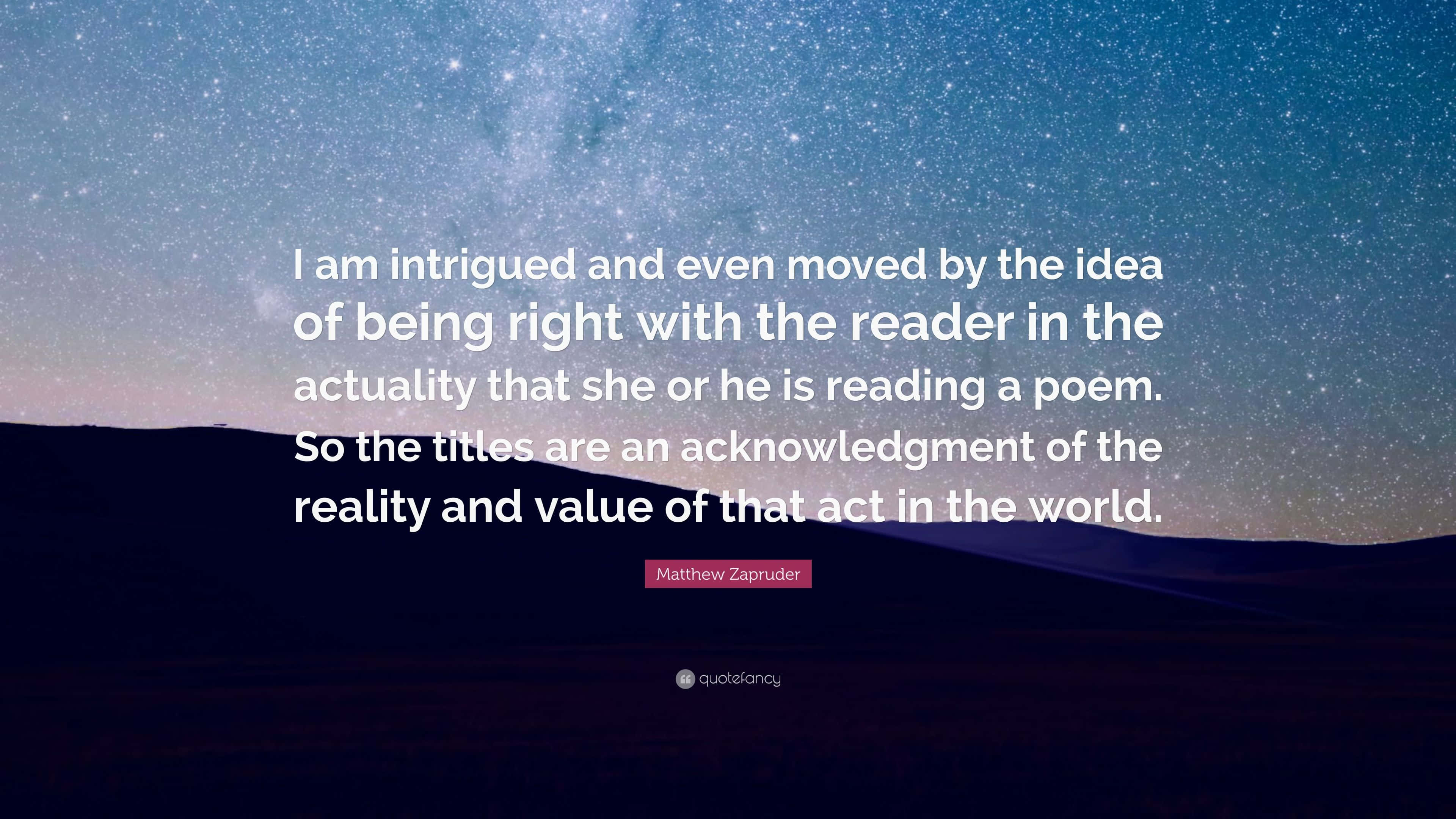 poetry 桌布 壁紙 — 在紫色和藍色漸變地平線下的剪影山丘上，覆蓋著引文的星空夜空。