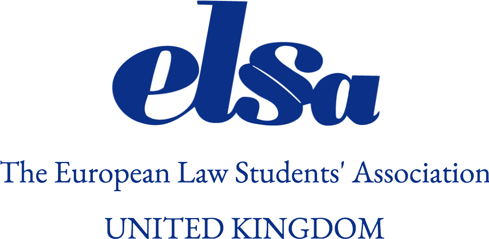 挪威 桌布 壁紙 — 在黑色背景上，大膽的藍色 'elsa' 標誌，附有全名和 'UNITED KINGDOM' 文字。