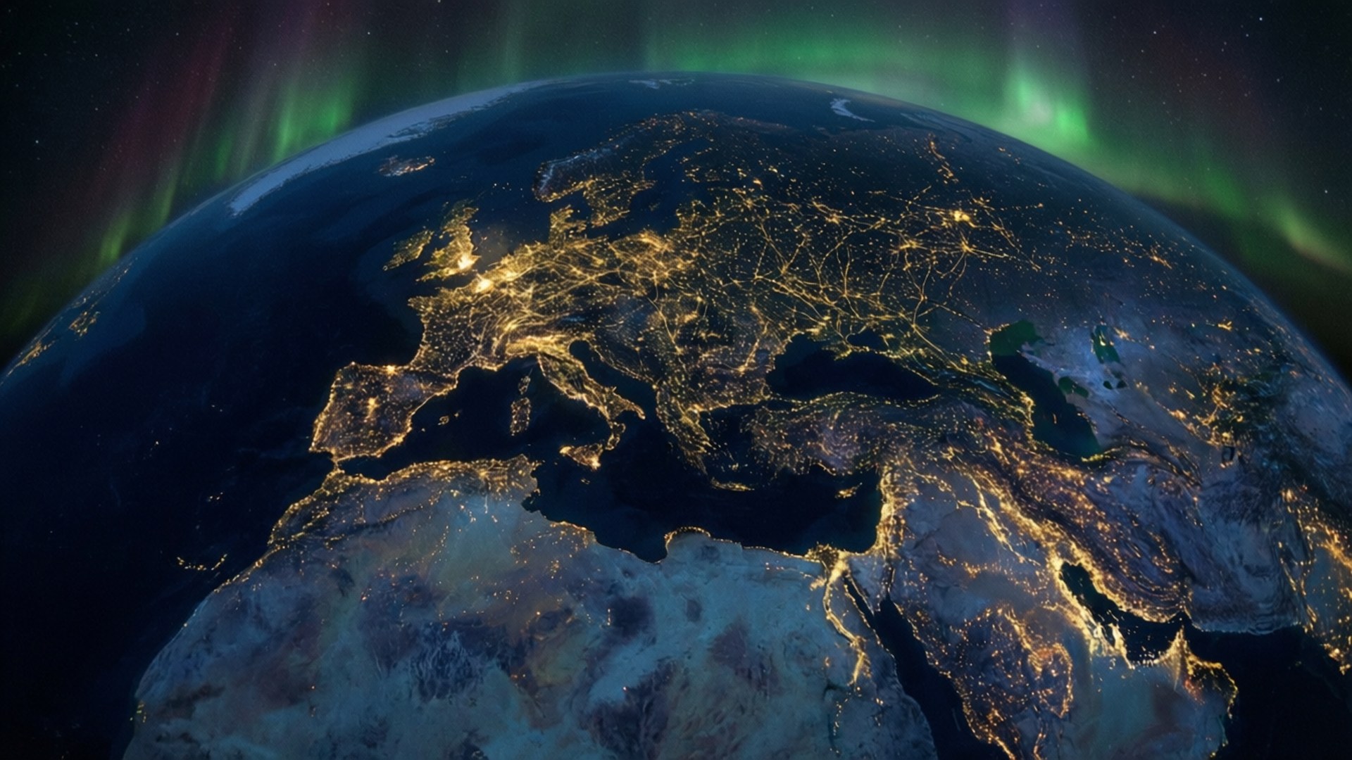 地球夜景 壁紙