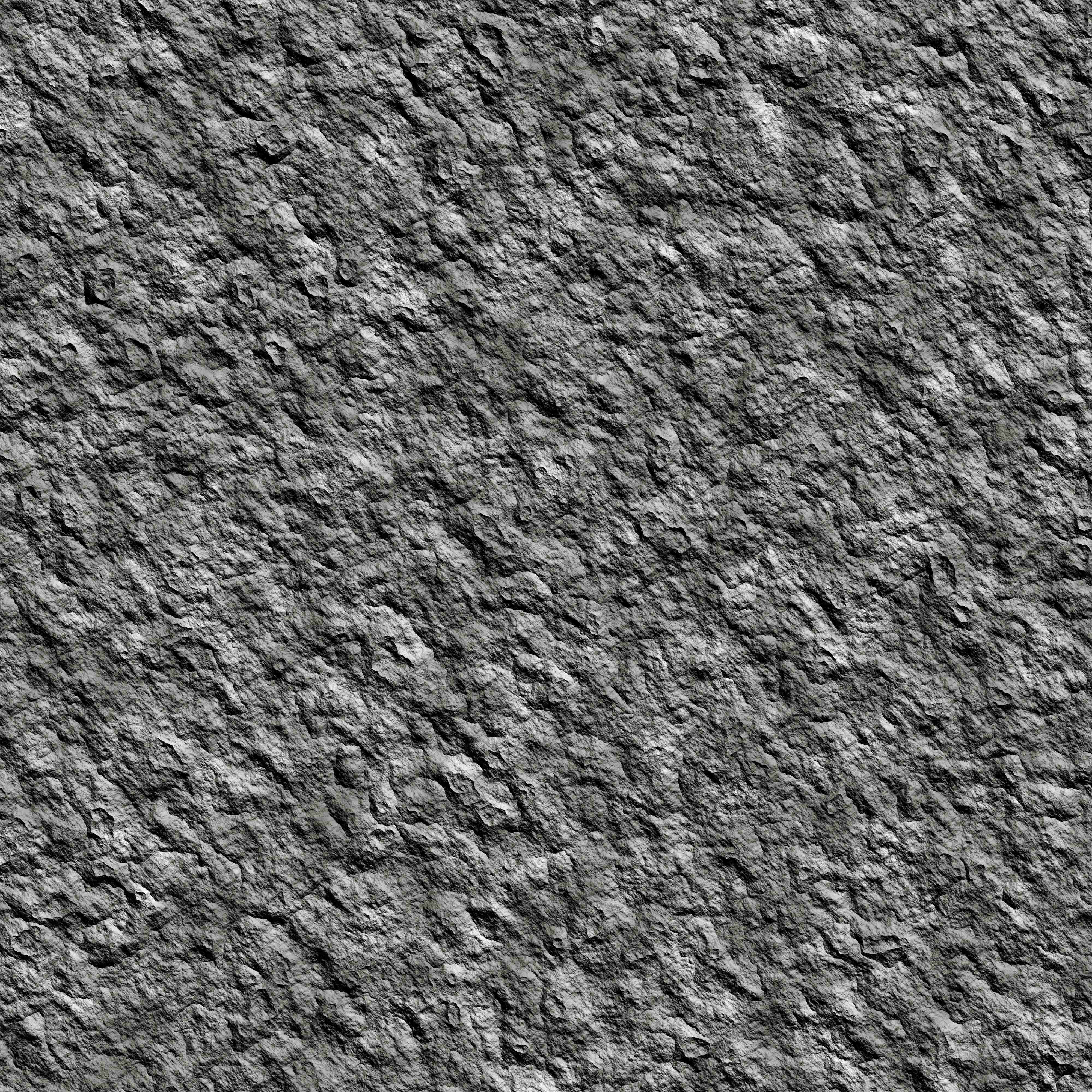 Gray Texture 桌布 壁紙 — 均勻照明下粗糙灰色石頭表面的特寫，帶有深裂縫和多樣紋理。