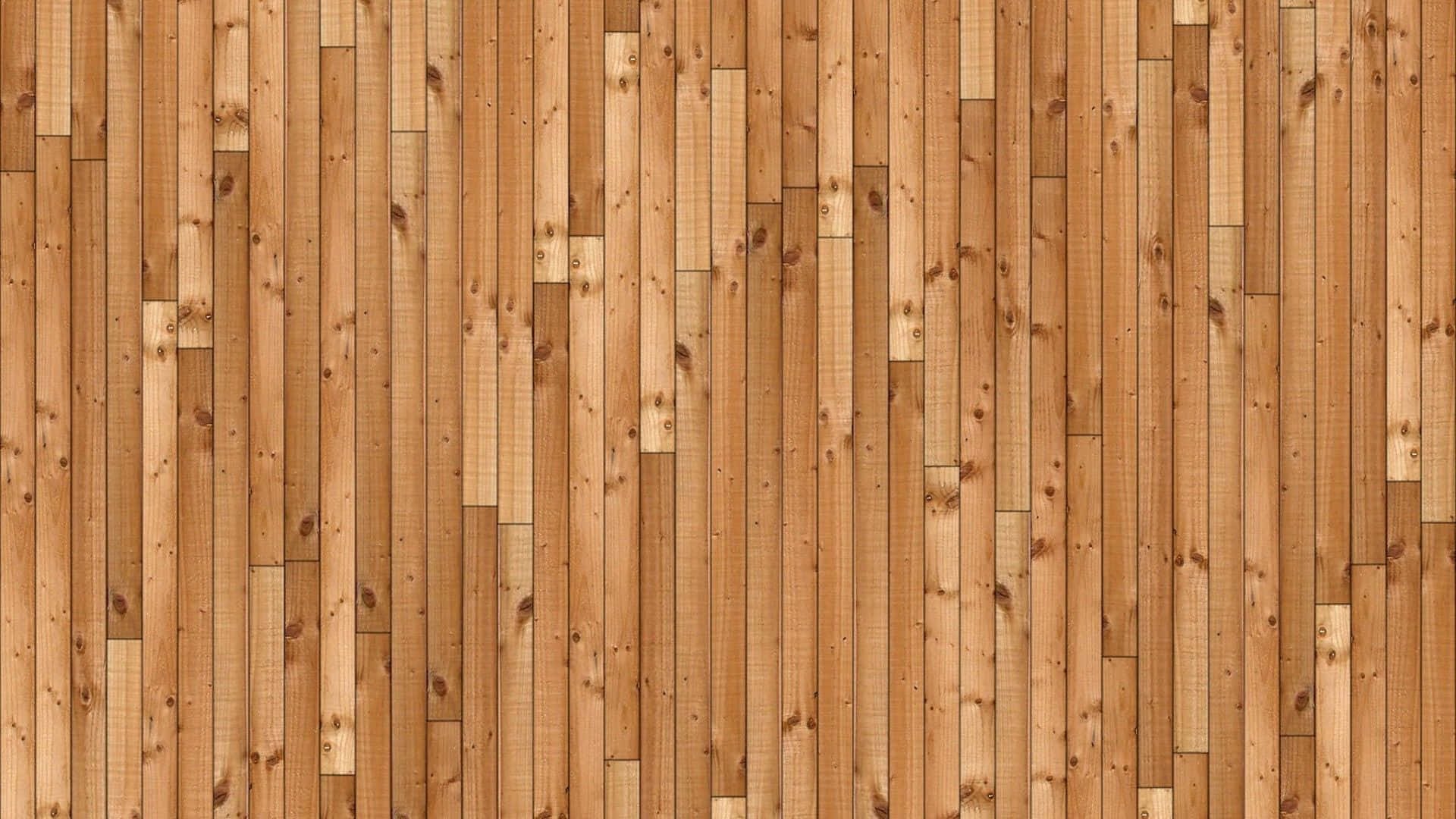 Wooden 桌布 壁紙 — 垂直木條板以溫暖色調營造出帶有可見木紋和節疤的自然紋理牆壁。