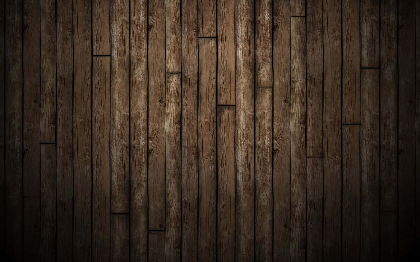Wooden 桌布 壁紙 — 垂直深色木板，帶有天然木紋和節疤，營造出質樸的紋理背景。