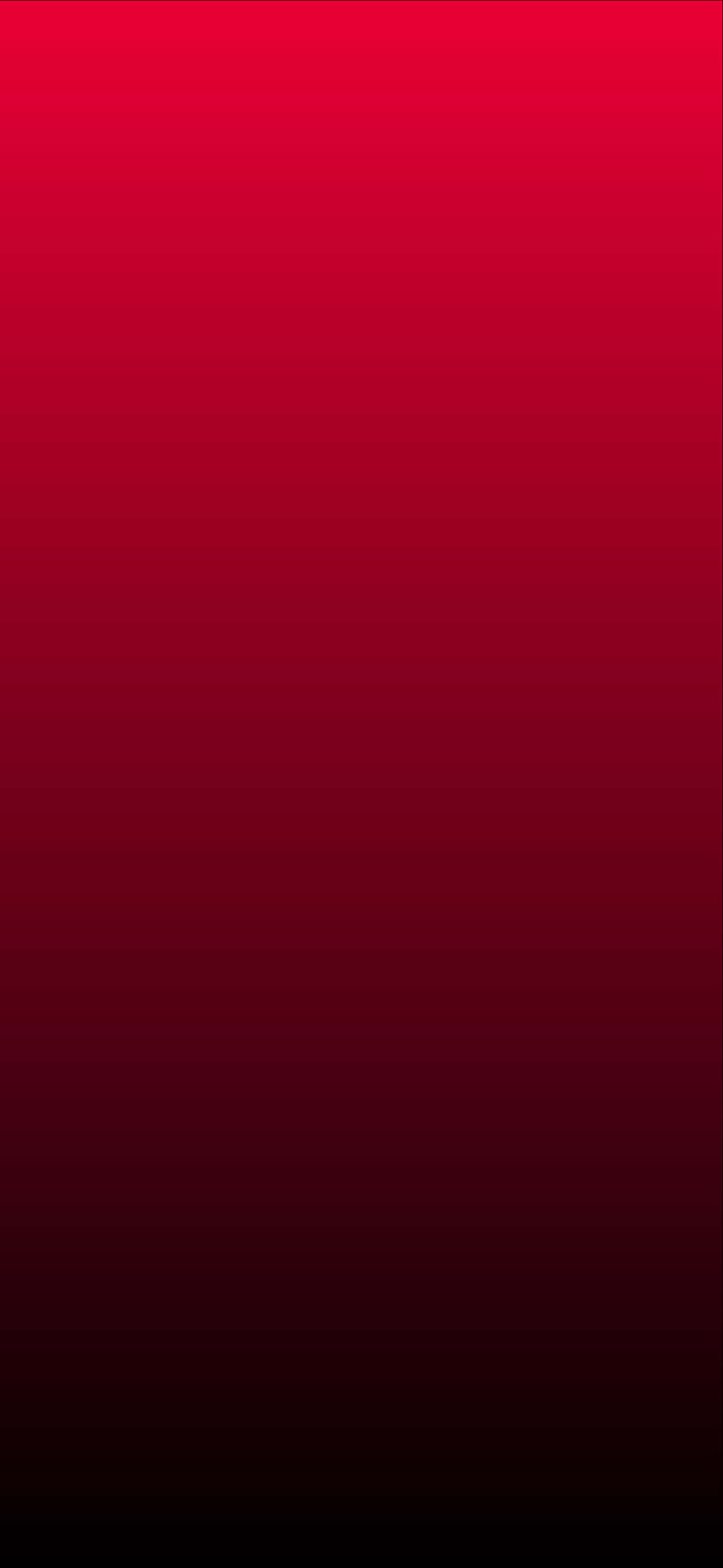 iPhone 11 Red 桌布 壁紙 — 垂直漸變壁紙，從頂部的亮紅色過渡到底部的深黑色。